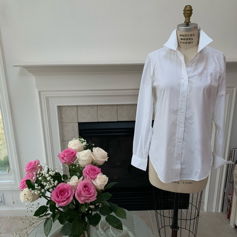 Stetson white button-down shirt  size M